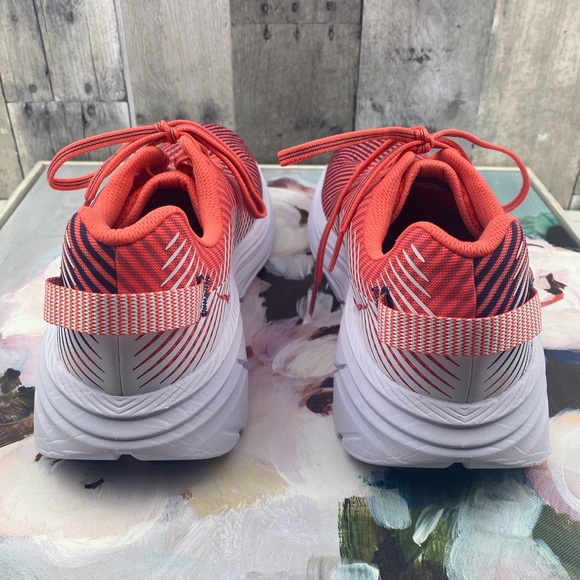 Hoka One One Rincon 2 Running Shoes Fiesta Turkish White Size 10 - Picture 10 of 13